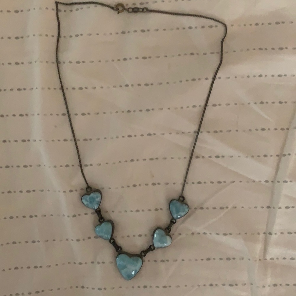 COPY - Larimar heart necklace